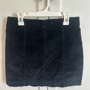 Free People Black Mini Pencil Skirt Night Out